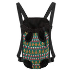 Christmas Gingerbread Man Pattern Print Pet Carrier Backpack
