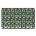Christmas Gingerbread Man Pattern Print Polyester Doormat