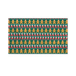 Christmas Gingerbread Man Pattern Print Polyester Flag