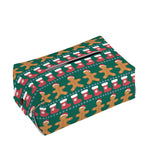 Christmas Gingerbread Man Pattern Print Rectangle Tissue Box Cover