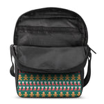 Christmas Gingerbread Man Pattern Print Rectangular Crossbody Bag