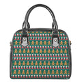 Christmas Gingerbread Man Pattern Print Shoulder Handbag