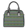 Christmas Gingerbread Man Pattern Print Shoulder Handbag