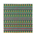Christmas Gingerbread Man Pattern Print Silk Bandana