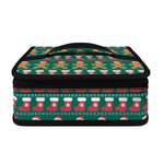 Christmas Gingerbread Man Pattern Print Small Lunch Bag