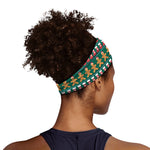 Christmas Gingerbread Man Pattern Print Sports Headband