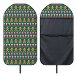 Christmas Gingerbread Man Pattern Print Waterproof Car Seat Cover
