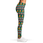 Christmas Gingerbread Man Pattern Print Women's Leggings