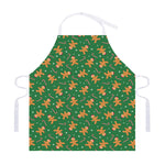 Christmas Gingerbread Pattern Print Adjustable Apron