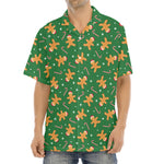 Christmas Gingerbread Pattern Print Aloha Shirt