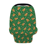 Christmas Gingerbread Pattern Print Baby Seat Cover