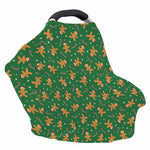 Christmas Gingerbread Pattern Print Baby Seat Cover