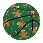 Christmas Gingerbread Pattern Print Basketball
