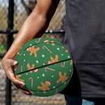 Christmas Gingerbread Pattern Print Basketball