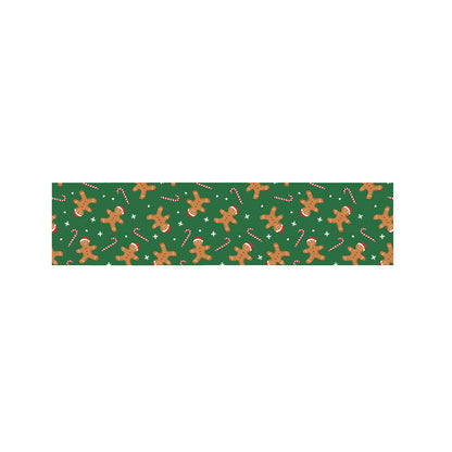 Christmas Gingerbread Pattern Print Bed Runner
