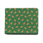 Christmas Gingerbread Pattern Print Bifold Wallet