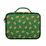 Christmas Gingerbread Pattern Print Briefcase Bible Bag