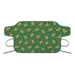Christmas Gingerbread Pattern Print Car Windshield Snow Cover