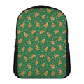 Christmas Gingerbread Pattern Print Casual Backpack