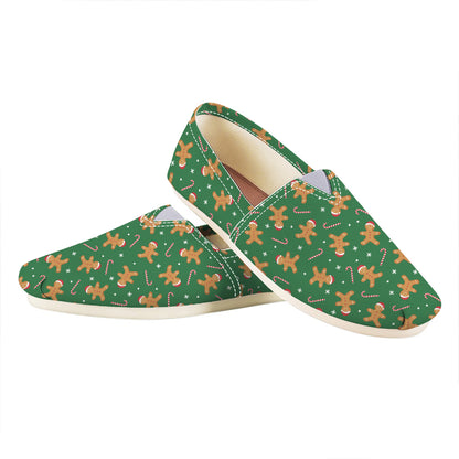 Christmas Gingerbread Pattern Print Casual Shoes