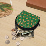 Christmas Gingerbread Pattern Print Coin Purse
