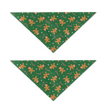 Christmas Gingerbread Pattern Print Dog Bandana