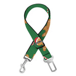 Christmas Gingerbread Pattern Print Dog Seat Belt