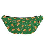 Christmas Gingerbread Pattern Print Fanny Pack