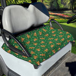Christmas Gingerbread Pattern Print Golf Cart Seat Cover