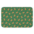 Christmas Gingerbread Pattern Print Indoor Door Mat