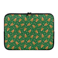 Christmas Gingerbread Pattern Print Laptop Sleeve