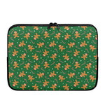 Christmas Gingerbread Pattern Print Laptop Sleeve