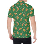 Christmas Gingerbread Pattern Print Men's Shirt