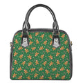 Christmas Gingerbread Pattern Print Shoulder Handbag