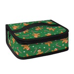 Christmas Gingerbread Pattern Print Small Lunch Bag