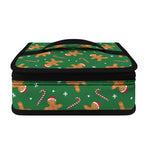 Christmas Gingerbread Pattern Print Small Lunch Bag
