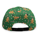 Christmas Gingerbread Pattern Print Snapback Cap