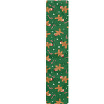 Christmas Gingerbread Pattern Print Table Runner