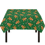 Christmas Gingerbread Pattern Print Tablecloth