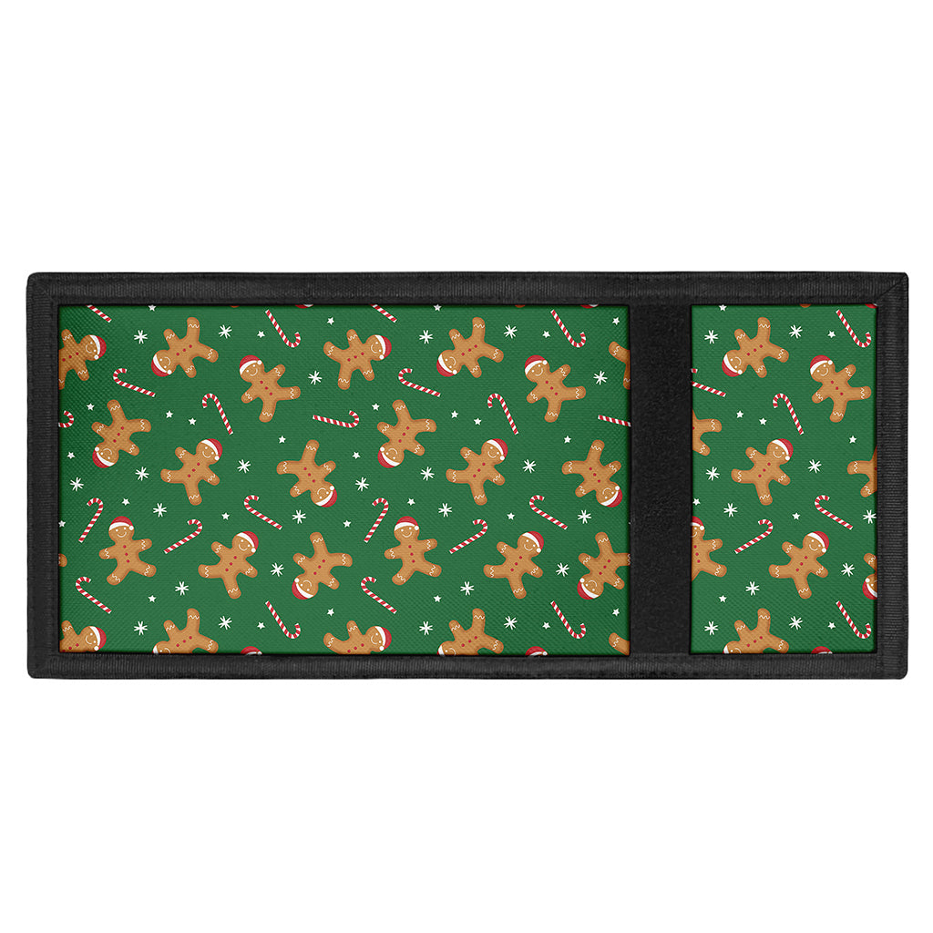 Christmas Gingerbread Pattern Print Trifold Wallet