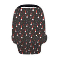 Christmas Gnomes Pattern Print Baby Seat Cover