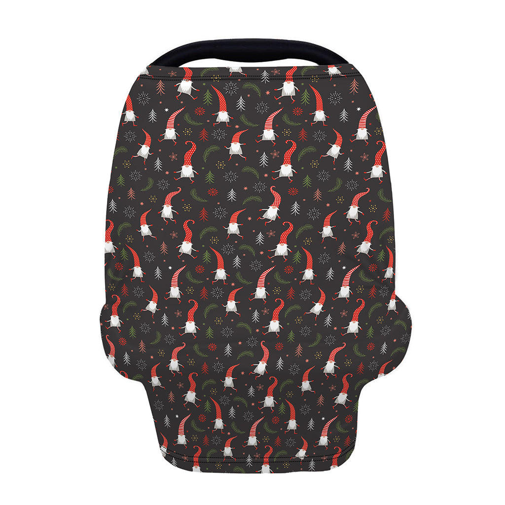 Christmas Gnomes Pattern Print Baby Seat Cover