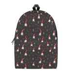 Christmas Gnomes Pattern Print Backpack