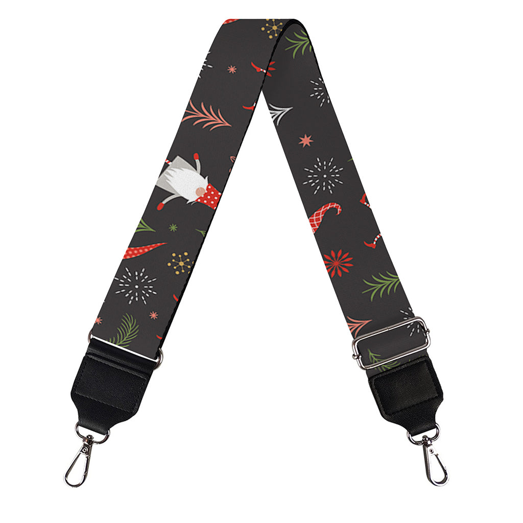 Christmas Gnomes Pattern Print Bag Strap