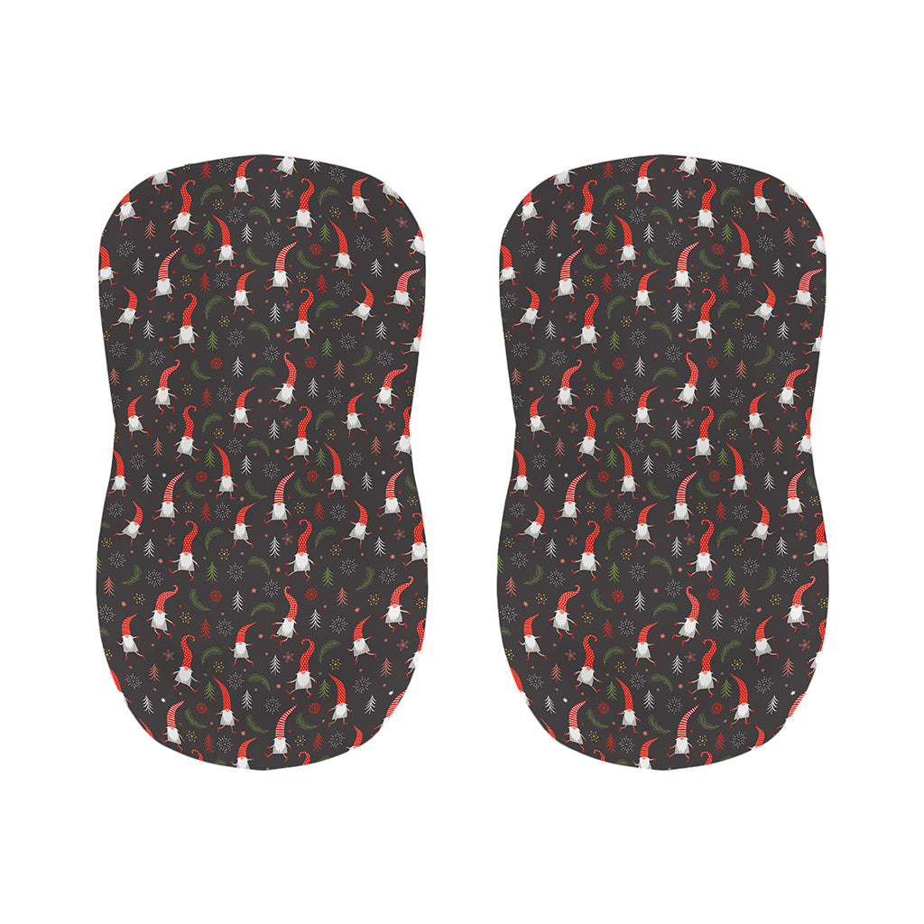 Christmas Gnomes Pattern Print Bar Stool Covers