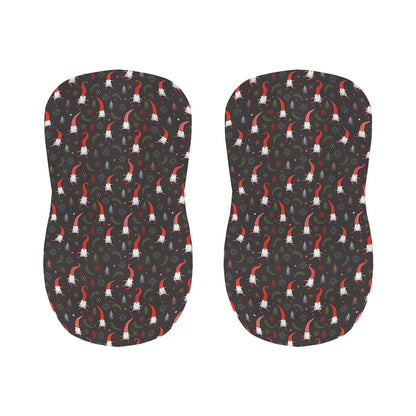 Christmas Gnomes Pattern Print Bar Stool Covers