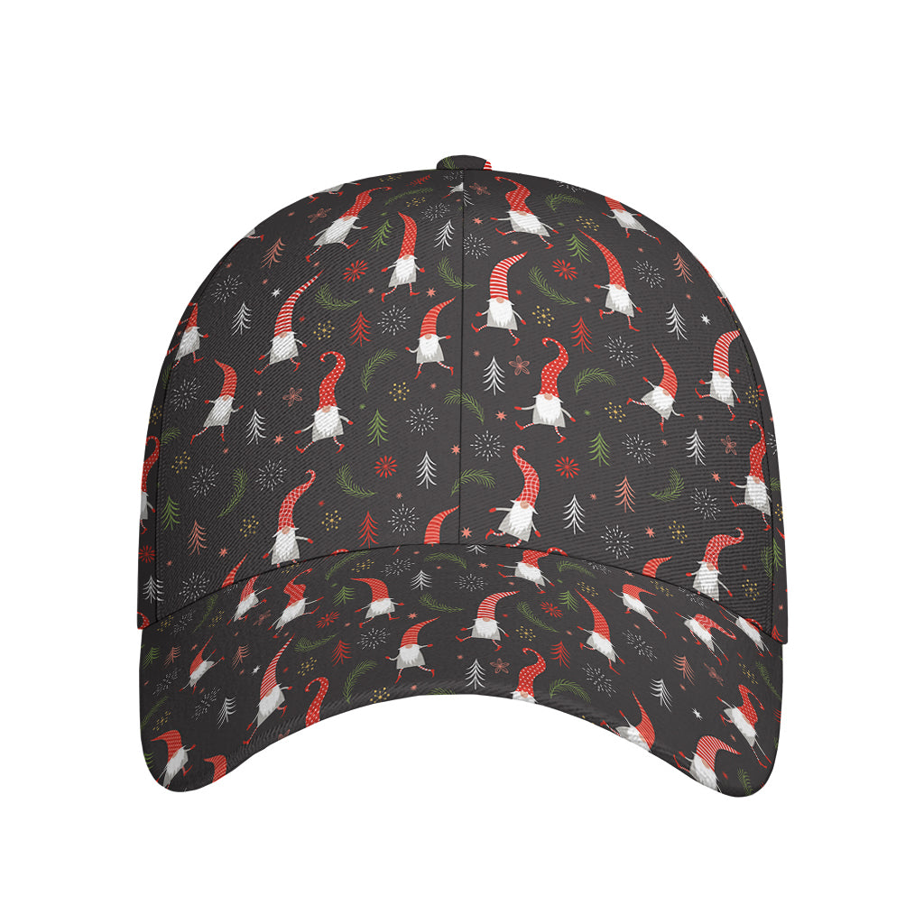 Christmas Gnomes Pattern Print Baseball Cap