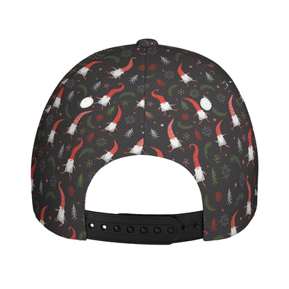 Christmas Gnomes Pattern Print Baseball Cap