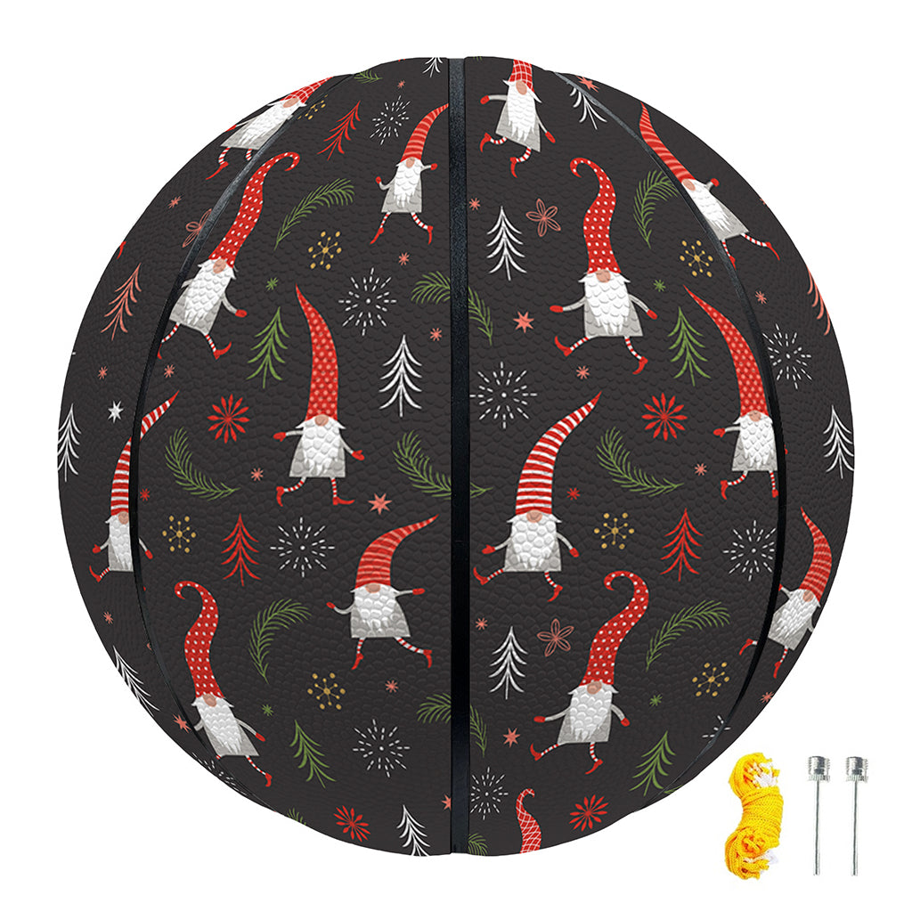 Christmas Gnomes Pattern Print Basketball