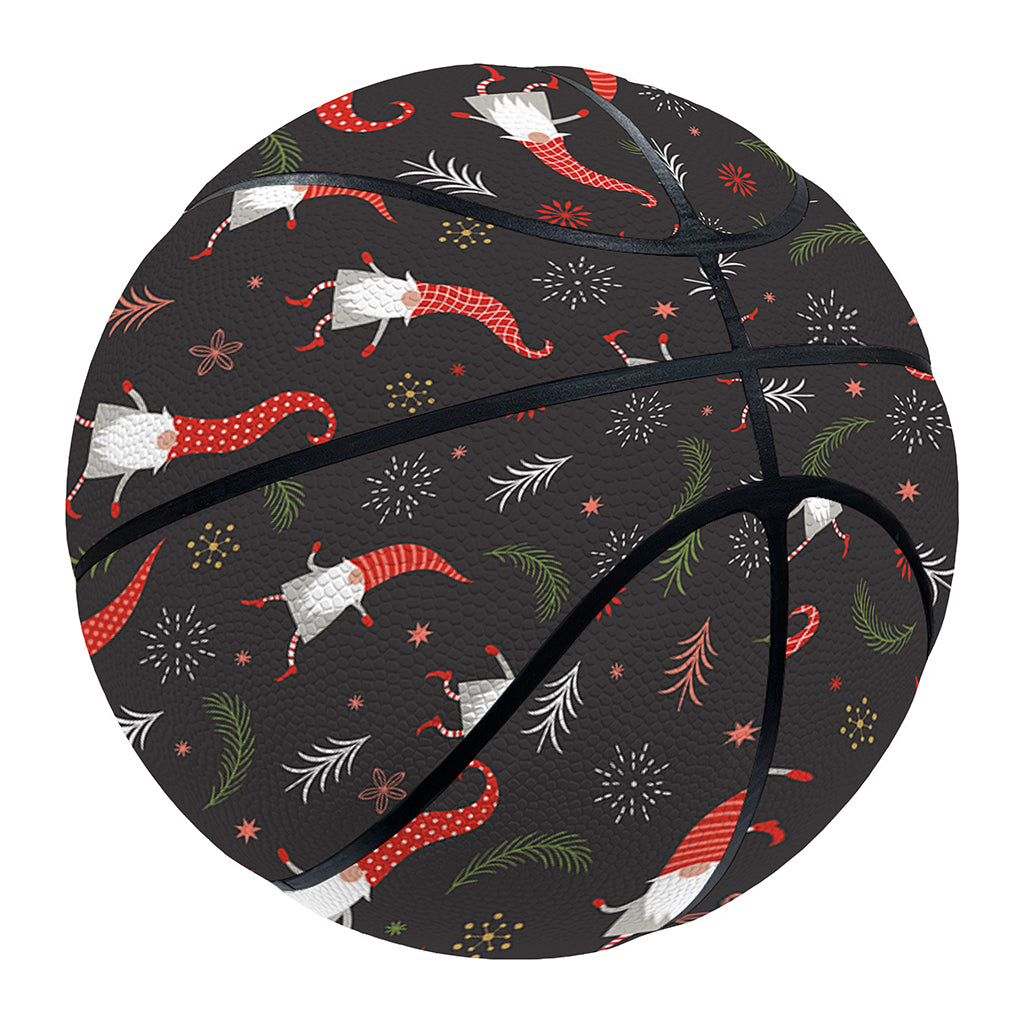Christmas Gnomes Pattern Print Basketball